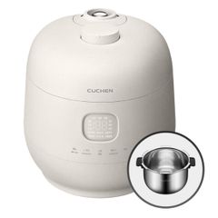  Nồi cơm điện áp suất kép Cuchen CRH TWS0610W 1.08L ruột inox 