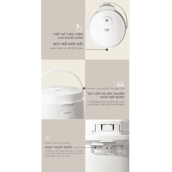 Nồi cơm điện Cuckoo CR1095 1.8 lít