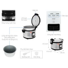  Nồi cơm điện Cuckoo CR3521 6.3 lít / BKSTVNCV 