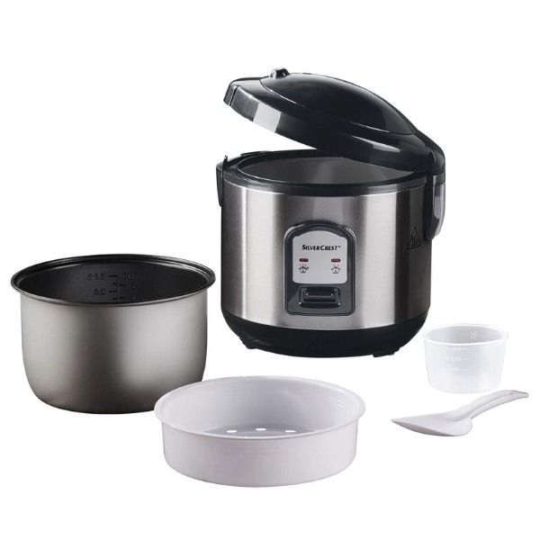 Nồi cơm điện mini SilverCrest có Vỏ cách nhiệt làm bằng thép không gỉ