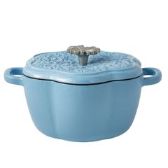  Nồi gang The Pioneer Woman Floral 1.89l hình cánh hoa tráng men 