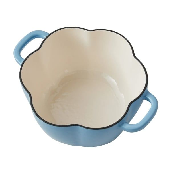 Nồi gang The Pioneer Woman Floral 1.89l hình cánh hoa tráng men