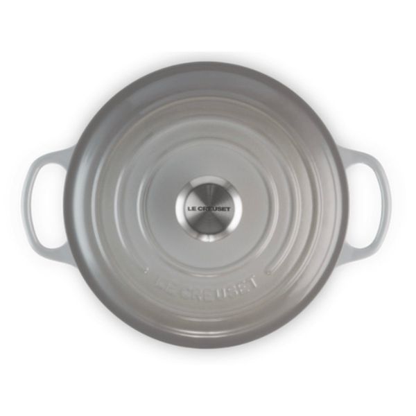 Nồi gang Le Creuset Brater Rund Evo 24 ghi xám