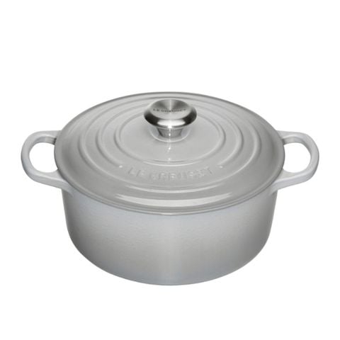 Nồi gang Le Creuset Brater Rund Evo 24 ghi xám