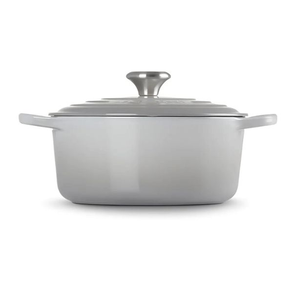Nồi gang Le Creuset Brater Rund Evo 24 ghi xám