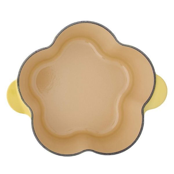 Nồi gang Le Creuset Honey hình hoa 20cm