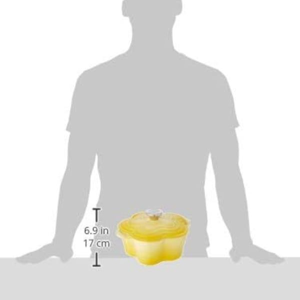 Nồi gang Le Creuset Honey hình hoa 20cm