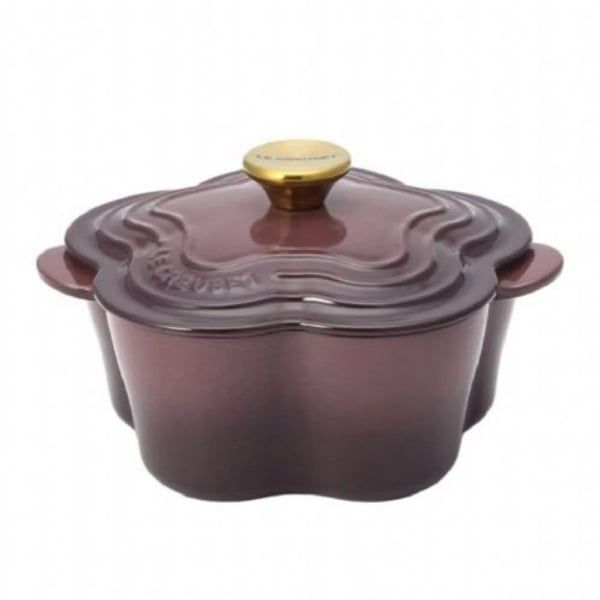 Nồi gang Le Creuset Honey hình hoa 20cm
