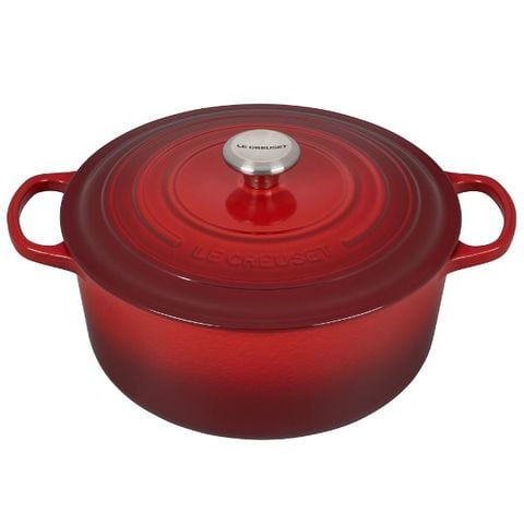 Nồi gang Le Creuset Signature 28cm đỏ