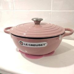  Nồi gang sâu lòng Le Creuset Marmite 24cm màu hồng 
