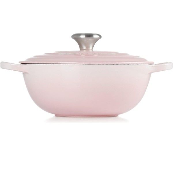 Nồi gang Le Creuset La Marmite 24cm màu hồng