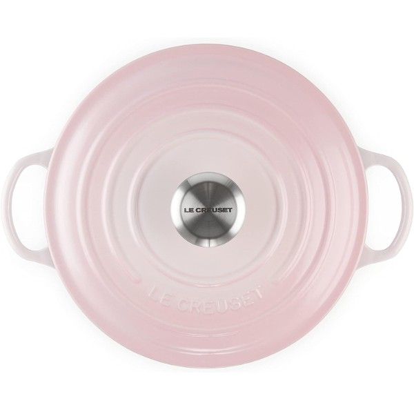 Nồi gang Le Creuset La Marmite 24cm màu hồng
