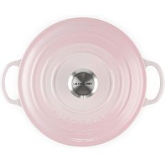  Nồi gang sâu lòng Le Creuset Marmite 24cm màu hồng 