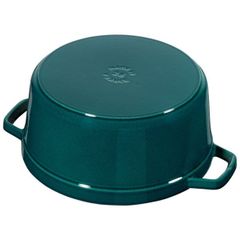  Nồi gang Staub 20cm 2.2L Xanh cổ vịt Lamer 