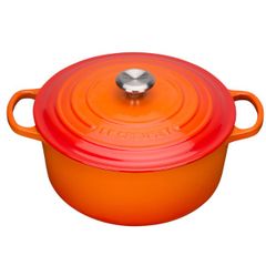  Nồi gang tròn Le Creuset Signature 22cm cam 3.3L 