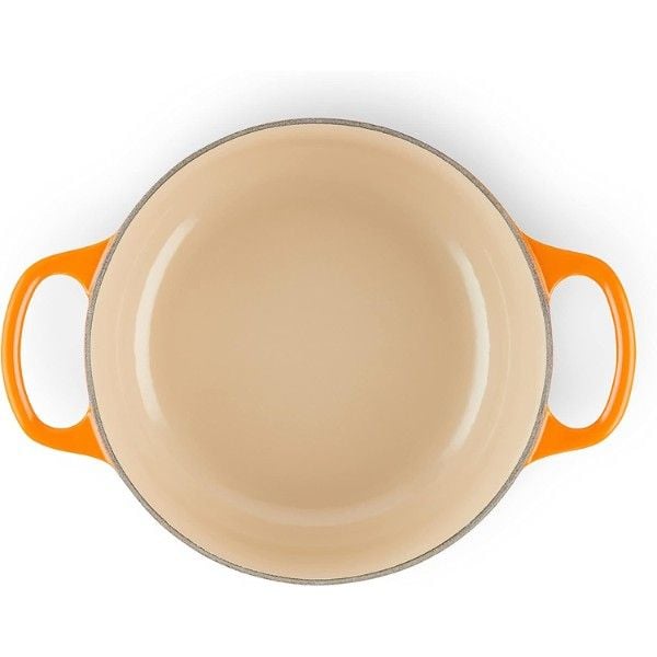 Nồi gang tròn Le Creuset Signature 22cm màu cam 3.3L