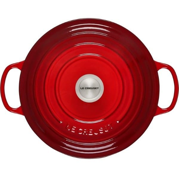 Nồi gang tròn Le Creuset Signature 22cm màu đỏ 3.3L