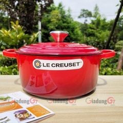  Nồi gang tròn Le Creuset Signature 22cm đỏ 3.3L 0677 