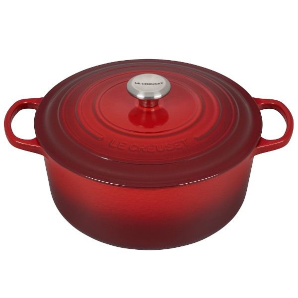 Nồi gang tròn Le Creuset Signature 22cm màu đỏ 3.3L