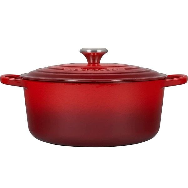Nồi gang tròn Le Creuset Signature 22cm màu đỏ 3.3L