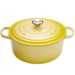  Nồi gang tròn Le Creuset Signature 24cm/ 4.2L màu vàng 