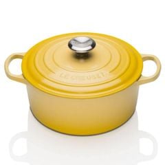  Nồi gang tròn Le Creuset Signature 24cm/ 4.2L màu vàng 