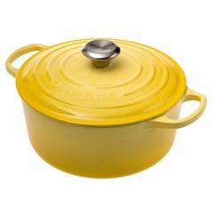  Nồi gang tròn Le Creuset Signature 24cm/ 4.2L màu vàng 