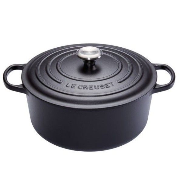 Nồi gang tròn Le Creuset Signature 24cm màu đen 4.2L