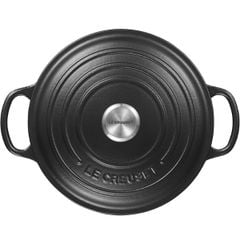  Nồi gang tròn Le Creuset Signature 24cm/ 4.2L màu đen 