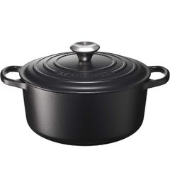  Nồi gang tròn Le Creuset Signature 24cm/ 4.2L màu đen 