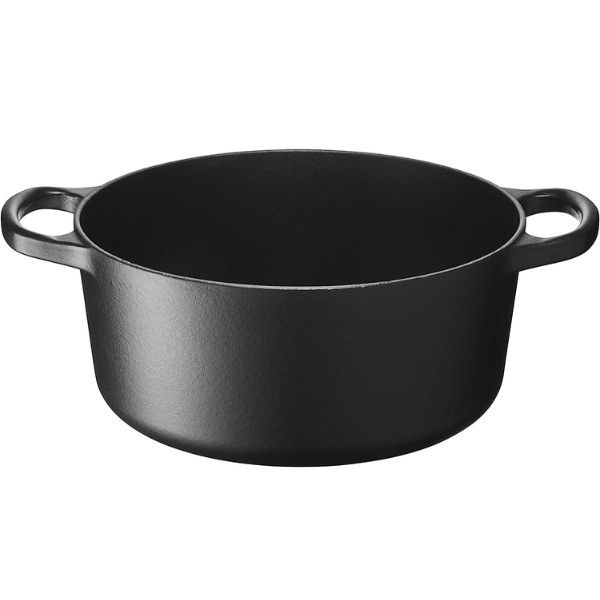Nồi gang tròn Le Creuset Signature 24cm màu đen 4.2L