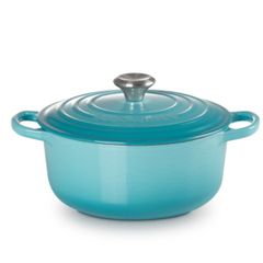  Nồi gang tròn Le Creuset Signature 24cm Xanh Caribe 4.2L 