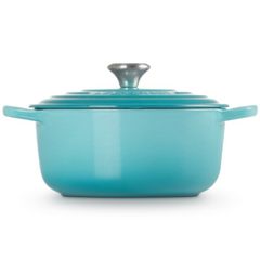  Nồi gang tròn Le Creuset Signature 24cm Xanh Caribe 4.2L 