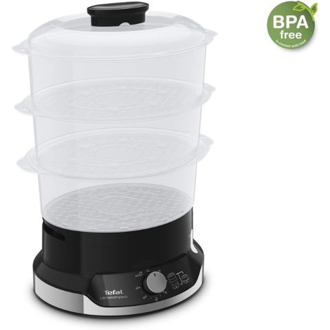 Nồi hấp Tefal VC2048 3 tầng 9 Lít, không BPA