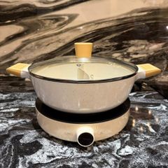  Nồi lẩu 2 ngăn SK đường kính 28cm - Nội địa Hàn 
