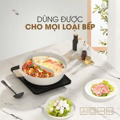  Nồi lẩu 2 ngăn SK đường kính 28cm - Nội địa Hàn 
