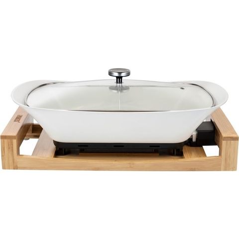 Nồi lẩu điện Princess 2 ngăn 163030 màu trắng