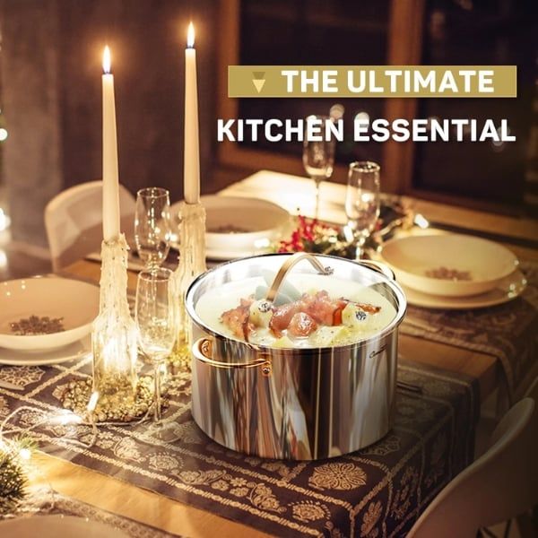 Nồi luộc gà Ciwete Royal Knight 28cm