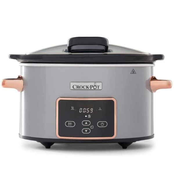 Nồi nấu chậm Crock Pot dung tích 3,5L (Loại điện tử và vặn cơ)