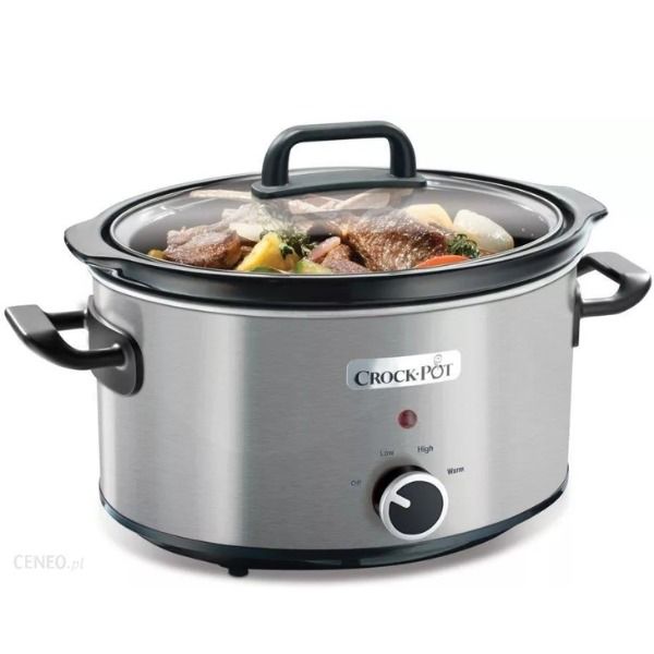 Nồi nấu chậm Crock Pot dung tích 3,5L (Loại điện tử và vặn cơ)