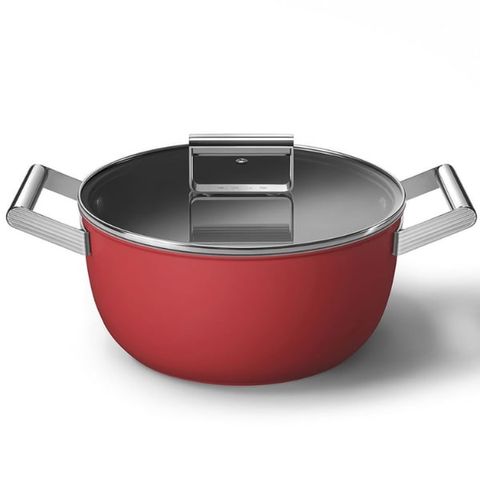 Nồi Smeg CKFC2411RDM màu đỏ 24cm