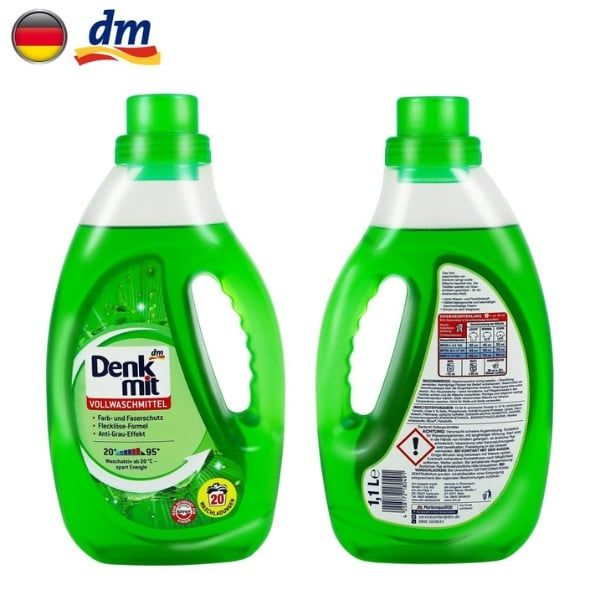 Nước giặt Denkmit 1.1 lít - Màu tím/ màu xanh