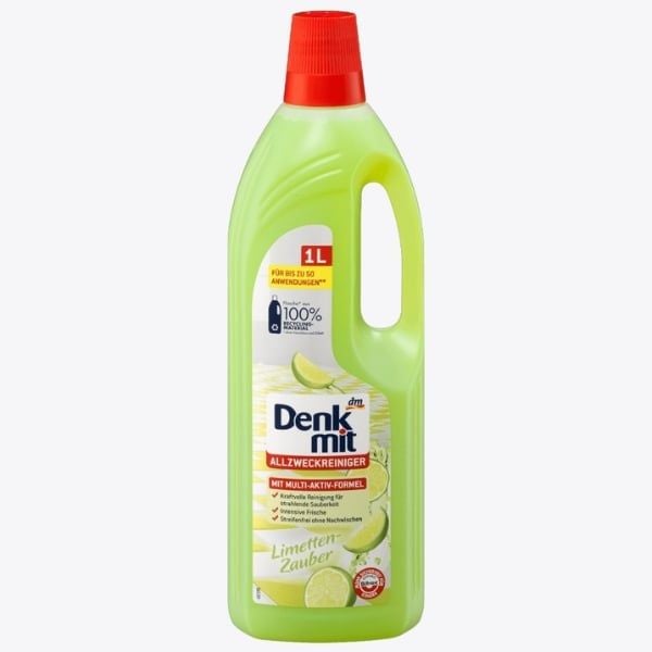 Nước lau sàn gạch Denkmit 1 lít Hương chanh