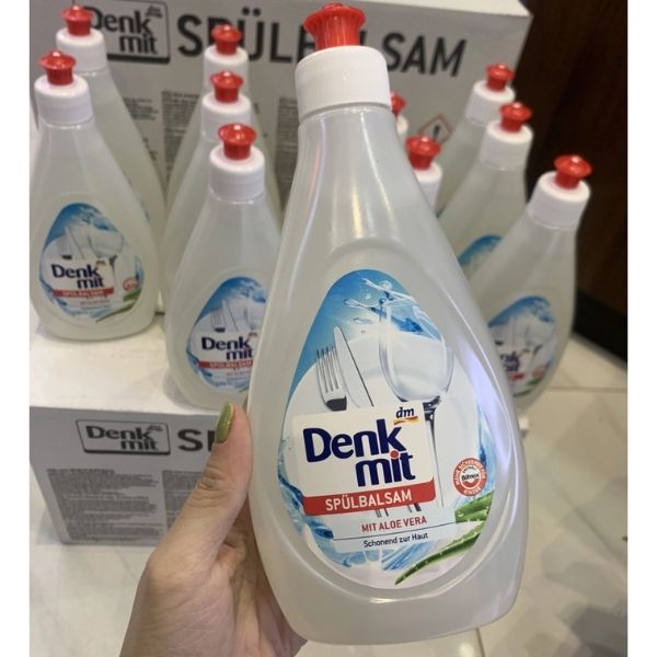 Nước rửa bát Denkmit 500ml - Màu trắng Hương lô hội
