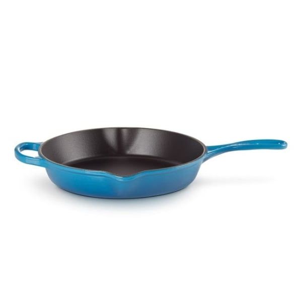 Chảo gang tròn Le Creuset Brat 20cm xanh Blue