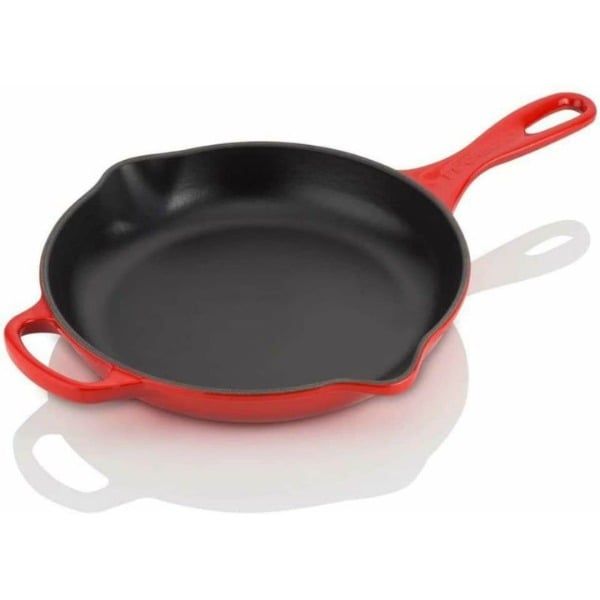 Chảo gang tròn Le Creuset Brat 20cm màu đỏ