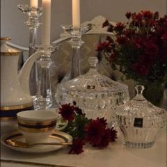  Thố pha lê Rogaska Crown Jewel 19cm có nắp 