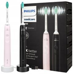  Philips Sonicare 3100 HX3675/13 - HX3675/15 - Set 2 bàn chải đánh răng điện 