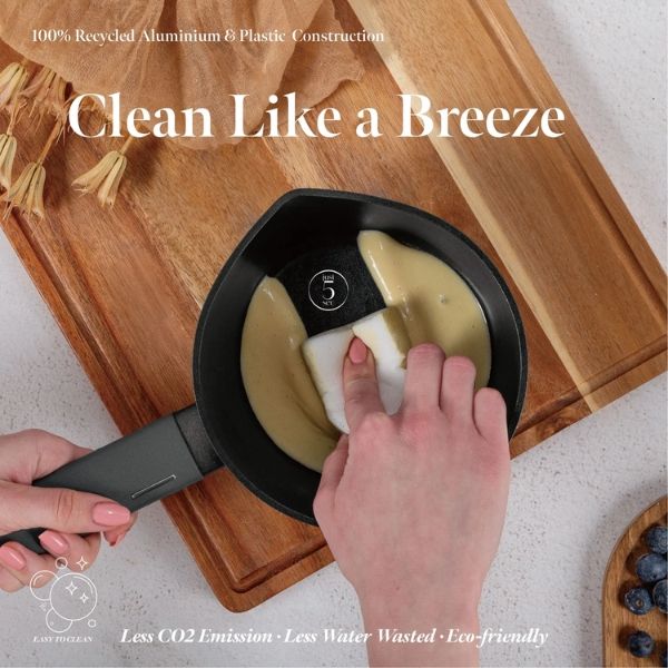 Quánh Berlinger Haus 16cm BH-8117 phủ titan Pro chống dính màu Đỏ/ Đen