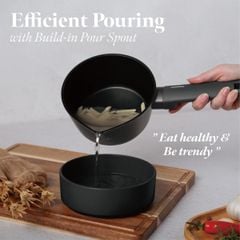  Quánh Berlinger Haus 16cm BH-8117 - Màu Đỏ/ Đen phủ titan Pro chống dính 